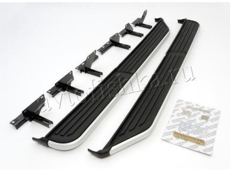 Land Rover Discovery 3 (05-) пороги боковые, подножки, дизайн Оригинал из нержавейки