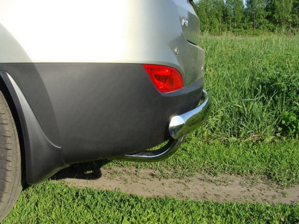 Hyundai ix35 (10–/14–) Защита задняя (центральная) 75х42 мм