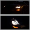 Mitsubishi Eclipse 2000-2005 фары линзовые хром с ангельскими глазками