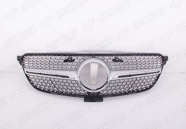 Mercedes-Benz GLE-Klasse C292 2015 - 2019 Решетка радиатора Diamond Sport серебристая