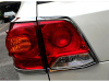 Toyota Land Cruiser 200 (12-15) накладки на задние фонари хромированные, комплект 4 шт.
