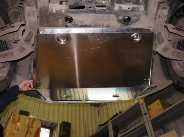 Volkswagen Transporter (10–) Защита картера двигателя и кпп, алюминий (V-все, КПП-все, привод-все)