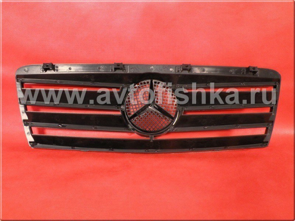 Mercedes E W210 (95-99) решетка радиатора черная, дизайн Big Star "Авангард" (Avangard).