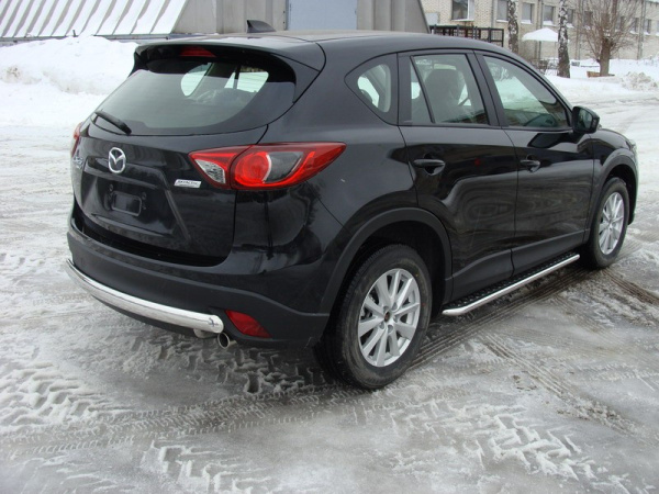 Mazda CX-5 (12–) Защита задняя (центральная) 75х42 мм