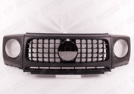 Mercedes-Benz G-Klasse W464 2018 - н.в. Решетка радиатора с очками на фары 6.3 AMG хром