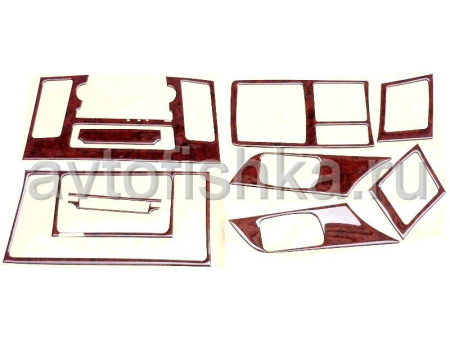 Mitsubishi Lancer 10 (2007-) накладки под дерево в салоне автомобиля