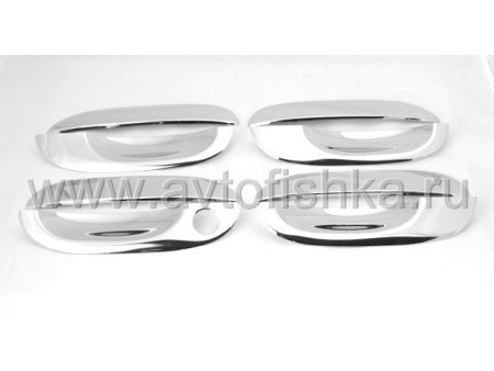 BMW 5 E39, 7 E38 (1995-) накладки на ручки дверей из полированной нержавеющей стали, комплект на 4 двери