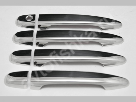 Toyota Camry (2007-) накладки на ручки дверей из нержавеющей стали, 4 шт.