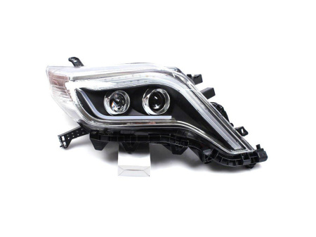 Toyota Land Cruiser Prado 150 (13-) фары с "бегущим" поворотником, дневными ходовыми огнями, линзами, под штатный корректор