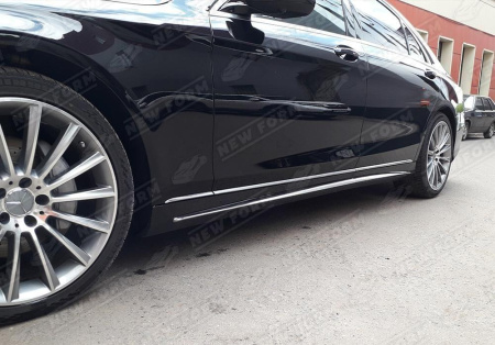 Mercedes-Benz S-Klasse W222 2013 - 2017 Вставки в пороги AMG