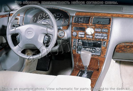 Декоративные накладки салона Infiniti Q45 1998-2001 Соответствие OEM