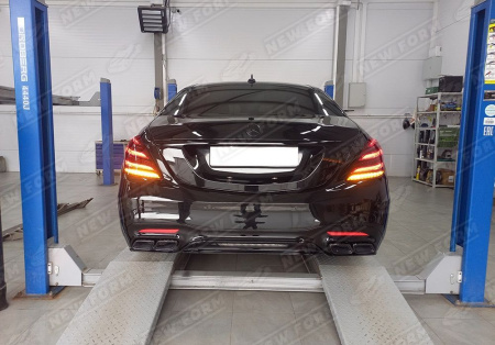 Mercedes-Benz S-Klasse W222 2013 - 2017 Комплект рестайлинга 6.3 AMG с оптикой и решеткой