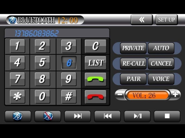 Subaru Forester, Impreza (07-) автомагнитола с GPS навигацией, штатное головное устройство с HD экраном 6.7 дюймов, PMS SFT-8099GB