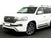 Toyota Land Cruiser (15–) Комплект накладок переднего и заднего бамперов EXECUTIVE. Цвет: белый перламутр