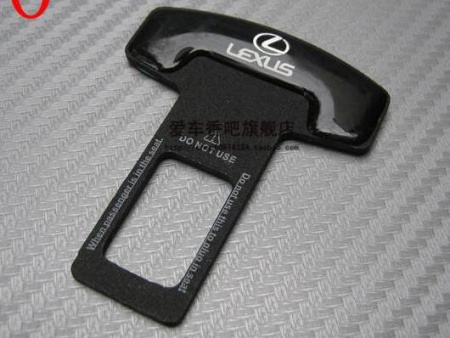 Вставка в замок ремня безопасности с логотипом Lexus, лакированная