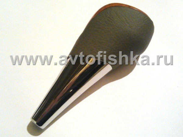 Toyota Camry V40 (06-) ручка на рычаг переключения передач АКПП, черная кожа и темное дерево, оригинал Toyota