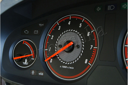 Honda Civic (95-00) 5D светодиодные шкалы (циферблаты) на панель приборов - дизайн 1