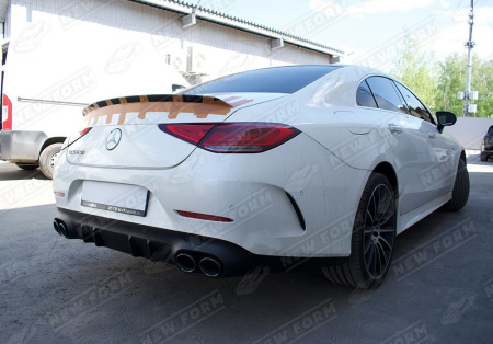 Mercedes-Benz CLS-Klasse C257 2017 - н.в. Диффузор с черными насадками 5.3 AMG