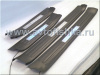 Toyota Land Cruiser Prado 120 (02-09) накладки порогов дверных проемов, пластиковые с подсветкой Prado, комплект 4 шт.