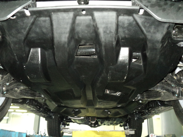 Toyota Land Cruiser Prado (09–) Защита картера + АКПП + РК 2 части с сеткой, композит 10 мм (V-все)
