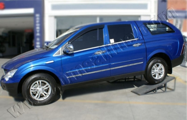 SsangYong Боковые молдинги на кузов автомобиля, нерж., 4 части