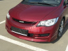 Honda Civic 4D 8 (06 – 09) юбка переднего бампера "MUGEN Style"