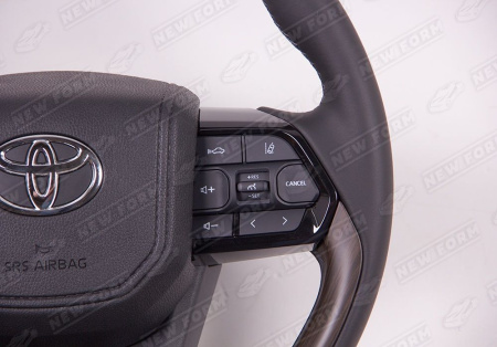 Toyota Land Cruiser LC 200 2007 - 2012 Руль коричневое дерево