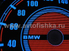 BMW 5 E34 (88-97) светящиеся шкалы приборов - накладки на циферблаты панели приборов