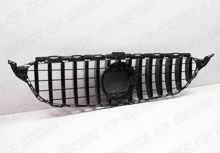 Mercedes-Benz C-Klasse W205 2014 - 2018 Решетка радиатора Panamerica хром