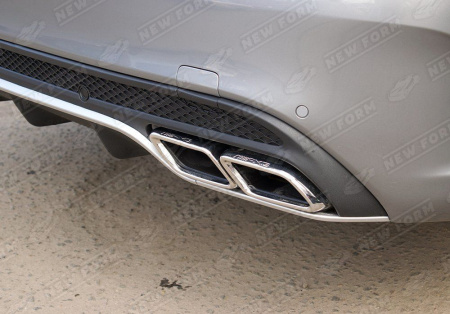 Mercedes-Benz C-Klasse W205 2014 - 2018 Насадки на глушитель 6.3 AMG хром