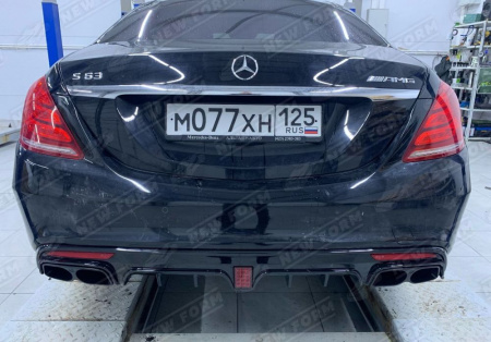 Mercedes-Benz S-Klasse W222 2013 - 2017 Диффузор с насадками Brabus