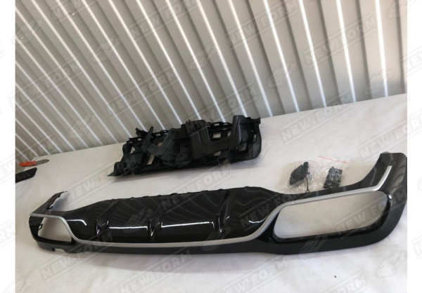 Mercedes-Benz E-Klasse W213 2016 - 2020 Диффузор заднего бампера хром молдинг 6.3S AMG