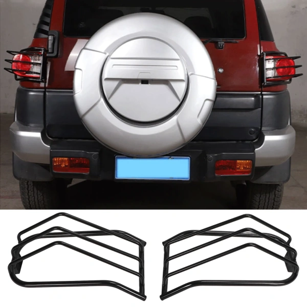 Toyota FJ Cruiser (2007-2021) защита задних фонарей из нержавеющей стали