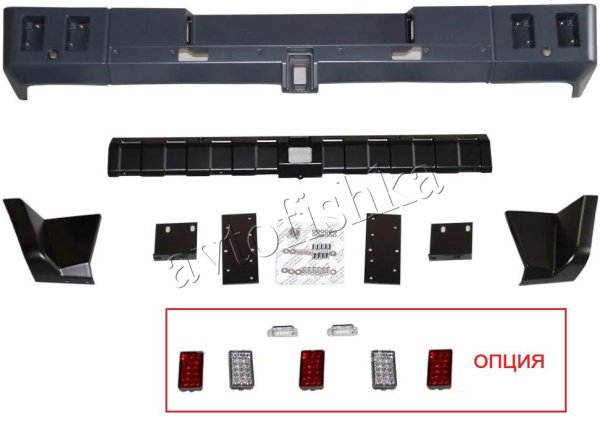 Mercedes G-463 (89-16)Задний бампер от Brabus модель Widestar G55