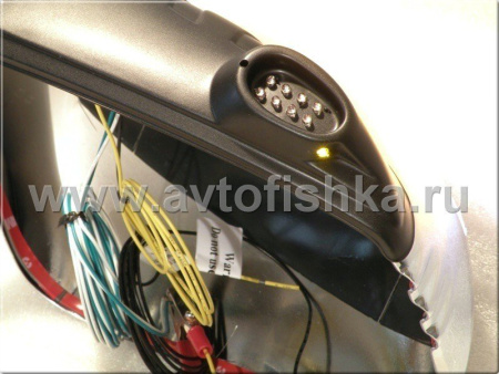 Mitsubishi L200 Triton (05-), Pajero Sport (08-) накладки на боковые зеркала хромированные, со светодиодными поворотниками и нижней подсветкой "Welcome", комплект 2 шт.