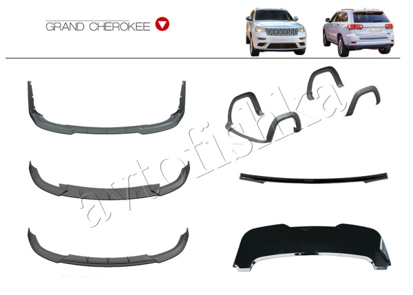 Jeep Grand Cherokee WK2 (13-22) расширение к тюнинг обвесу SRT Demon
