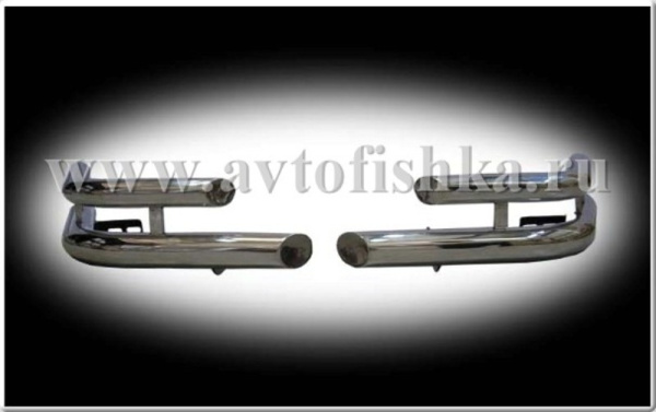 Toyota Prado 120 (02-09) защита заднего бампера, труба, комплект 2 шт.