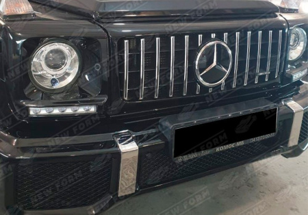 Решетка радиатора AMG GT хром Mercedes G-class W463
