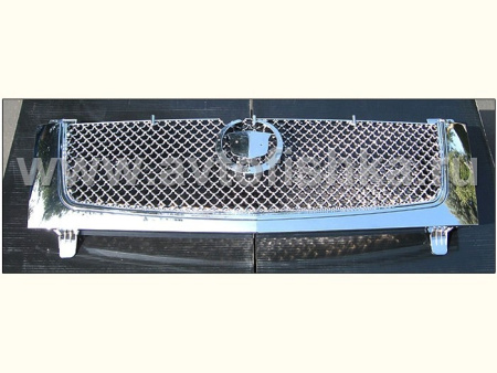 Cadillac Escalade (02-06) решетка радиатора хромированная, дизайн сетка.