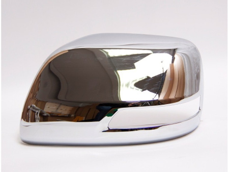 Toyota Land Cruiser 200 (12-/17-) накладки на боковые зеркала хромированные, комплект 2 шт.,