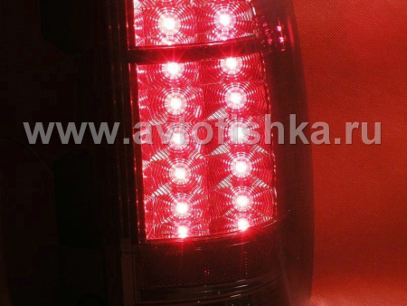 Chevrolet Tahoe, Suburban, GMC Yukon, Denali (07-) фонари задние светодиодные тонированные, комплект 2 шт.