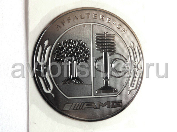 Металлизированная эмблема AMG Affalterbach, комплект 2 шт.