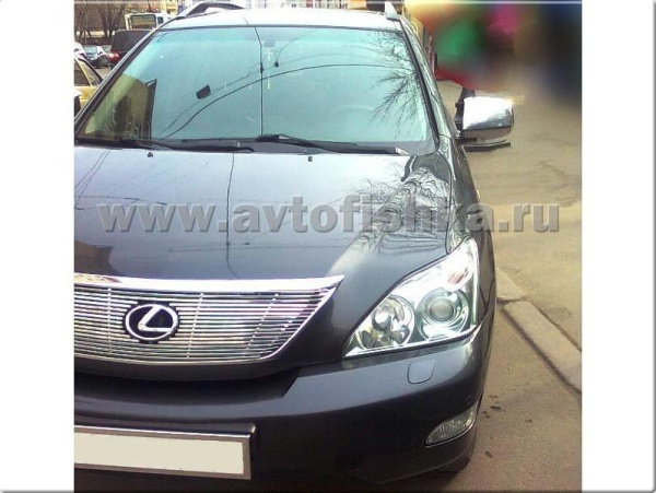 Lexus RX330, RX350, RX400H (03-) накладка на решетку радиатора хромированная из нержавеющей стали.