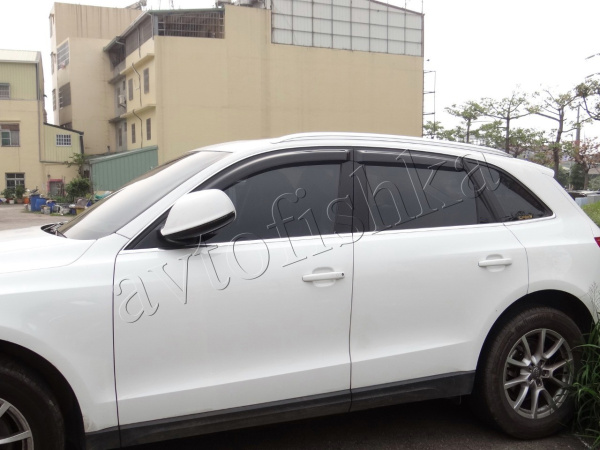 Audi Q5 (08–16) Дефлекторы боковых окон, темные, 4 части