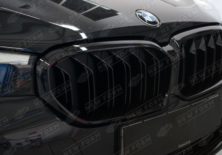 BMW 5 серия G30/G31 рестайлинг 2020 - н.в. Решетка радиатора черная M5