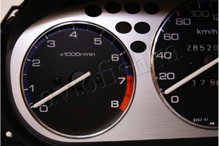 Honda Civic (96-00) алюминиевая накладка (циферблат) на панель приборов