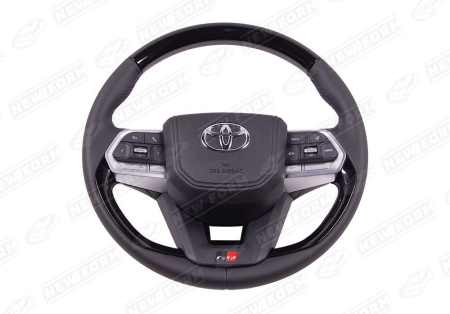 Toyota Land Cruiser LC 200 2007 - 2012 Руль GR черный-серебро