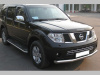 Nissan Pathfinder (05-) защита переднего бампера, труба 76 мм