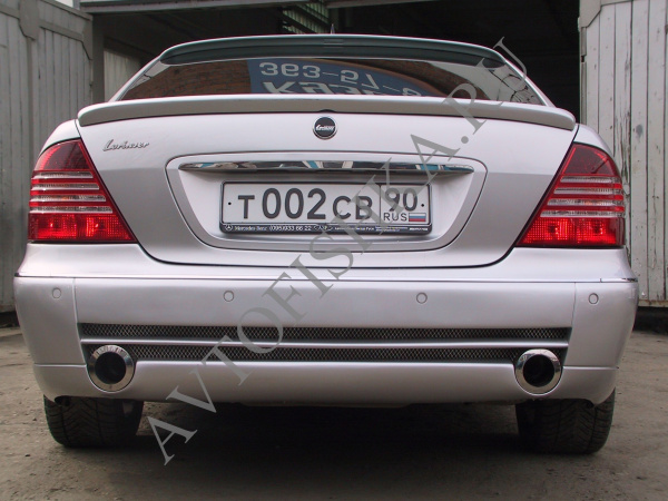 Mercedes S-Class W220 (98-05) Бампер LORINSER F01 задний