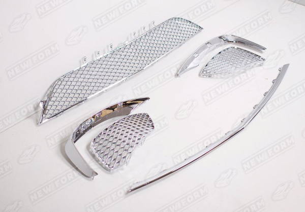 Mercedes-Benz S-Klasse W222 2013 - 2017 Сетки в передний бампер 6.5 AMG